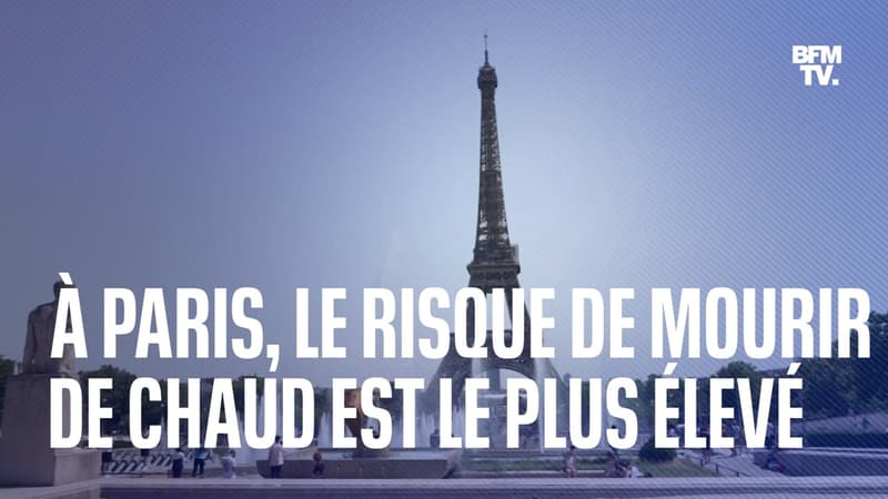Paris est la ville où le risque de mourir de chaud est le plus élevé d'Europe