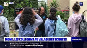 Digne-les-Bains: des collégiens au village des sciences