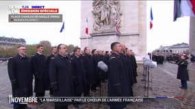11-Novembre: le chœur de l'armée française chante "God Save the King" et "La Marseillaise"