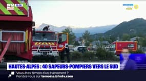 Hautes-Alpes: 40 sapeurs-pompiers en renfort dans le sud