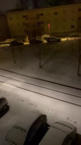 Moselle : neige à Behren-lès-Forbach - Témoins BFMTV