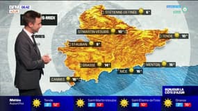 Météo Nice-Côte d'Azur: des conditions ensoleillées, 16°C attendus à Nice