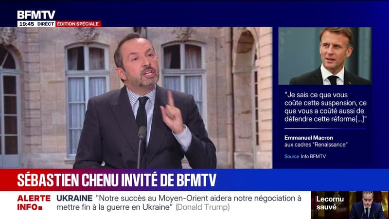 Sébastien Chenu réagit à la proposition d'