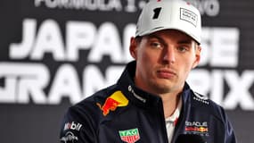 Max Verstappen, en conférence de presse à la veille des premiers Essais du Grand Prix de Suzuka, le 3 avril 2025