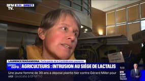 "Lactalis fait son beurre sur notre dos": des agriculteurs ont envahi le siège de Lactalis à Laval, en Mayenne