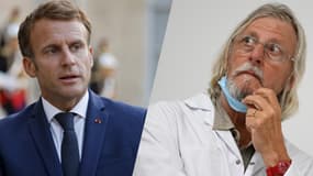 Le président de la République et le directeur de l'IHU Méditerranée, s'ils affirment avoir du respect l'un pour l'autre, ne partagent pas le même discours sur l'épidémie et la vaccination.