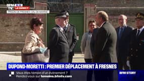 Éric Dupond-Moretti, nouveau ministre de la Justice, est arrivé à la prison de Fresnes pour son premier déplacement