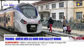 Trains: grève dès ce mardi soir sur Lille et Douai