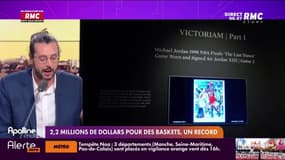 Les histoires de Charles Magnien : Un record de 2,2 millions de dollars pour des baskets - 12/04