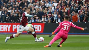 Jarrod Bowen contre Manchester City, le 15 mai 2022.