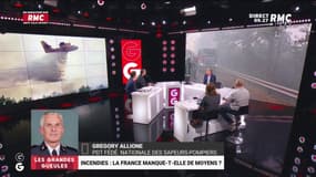 Incendies : La France manque-t-elle de moyens ?  Grégory Allione, président de la fédération nationale des sapeurs-pompiers