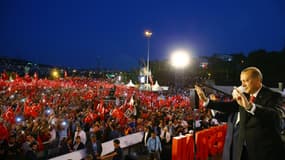 Le président célébrait l'anniversaire du putsch manqué le 15 juillet 2016. 