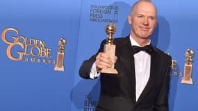Michael Keaton aux Golden Globes en 2015.