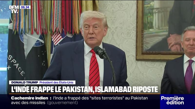 Donald Trump espère que les affrontements entre l'Inde et le Pakistan s'arrêteront 