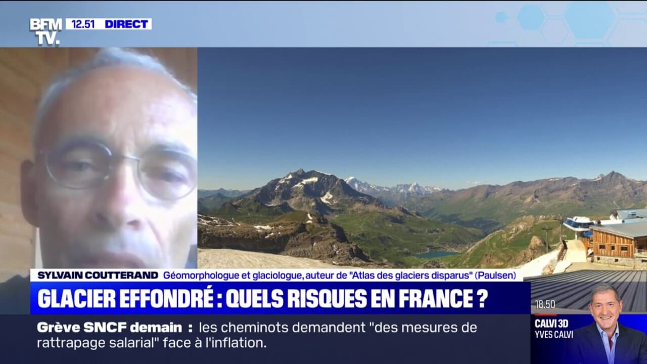 Effondrement en Italie: pour le glaciologue Sylvain Coutterand, "beaucoup de glaciers" sont surveillés de "près" en France