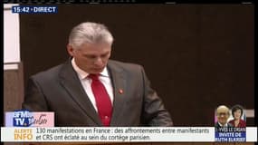 Cuba: Miguel Diaz-Canel vient d’être élu président à 99,83 %  des suffrages des députés