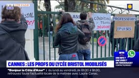 Cannes: mobilisation au lycée Bristol contre la réduction du nombre d'heures enseignées