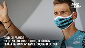 Tour de France : "Si ce n'était pas le Tour, je serais déjà la maison" lance Coquard blessé