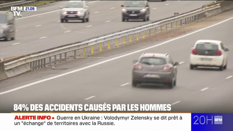 84% des accidents mortels de la route causés par des hommes