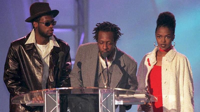 Les Fugees en 1997 aux Brit Awards