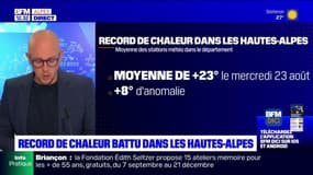 Hautes-Alpes: record de chaleur battu dans le département