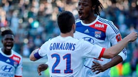 Bakary Koné et Maxime Gonalons