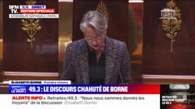 Élisabeth Borne: "On ne peut pas prendre le risque de voir 175 heures de débats parlementaires s'effondrer" 