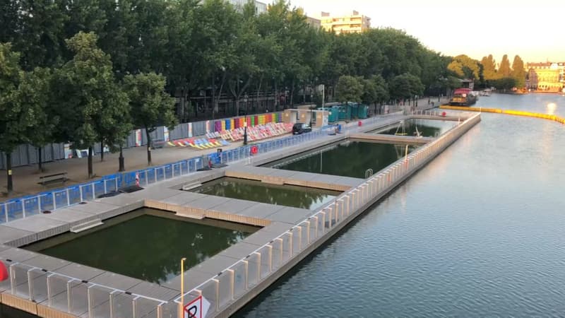 La baignade au bassin de la Villette est repoussée.