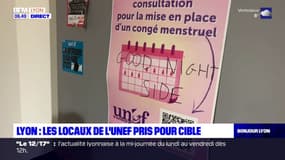 Lyon: les locaux de l'Unef pris pour cible