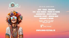La programmation du Boho Festival au circuit Paul Ricard du Castellet (Var), les 23 et 24 juin 2024.