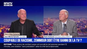 Éric Zemmour condamné pour des propos racistes en 2019: "C'est un délinquant [...] Il est raciste avec un tapon officiel posé par la justice française", souligne Jean-Michel Apathie