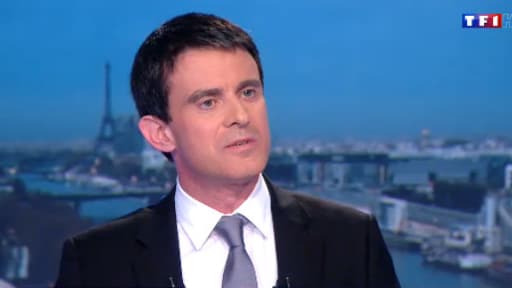 Manuel Valls, mercredi soir sur TF1.