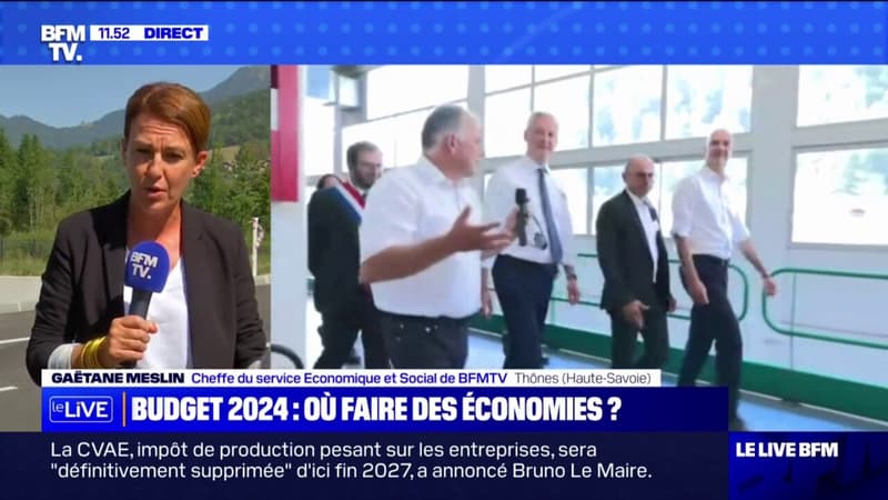 Bruno Le Maire présente les grandes lignes du budget 2024 ce jeudi
