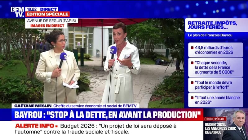 Budget 2026: François Bayrou dévoile son plan 