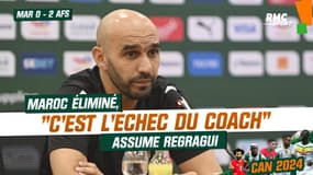  Can 2023 / Maroc : "C'est l'échec du coach, pas des joueurs", Regragui assume après l'élimination 