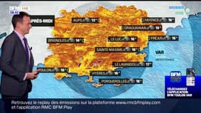 Météo Var: le temps va se dégrader ce lundi avec de la pluie, 16°C à Toulon
