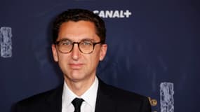 Le patron de Canal+ Maxime Saada à l'Olympia à Paris, le 12 mars 2021 