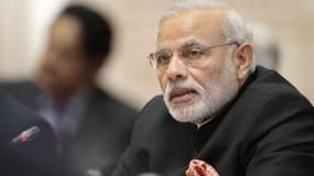Le Premier ministre indien Narendra Modi participant au 7ème sommet des BRICS à Ufa.