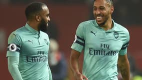 Lacazette et Aubameyang