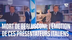 Mort de Silvio Berlusconi: la vive émotion de ces deux présentateurs italiens en direct