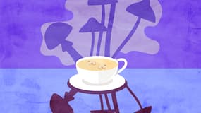 De plus en plus de marques proposent du café aux champignons, censé apporter de multiples vertus - ce que contestent de nombreux experts.