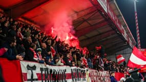Les supporters de Brest face au FC Nantes le 15 décembre 2024