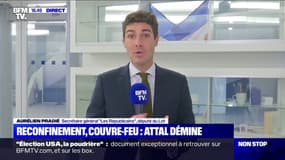 Crise du Covid: pour Aurélien Pradié (LR), "on ne peut pas mener une guerre sanitaire en ayant des bricoleurs à tous les étages"