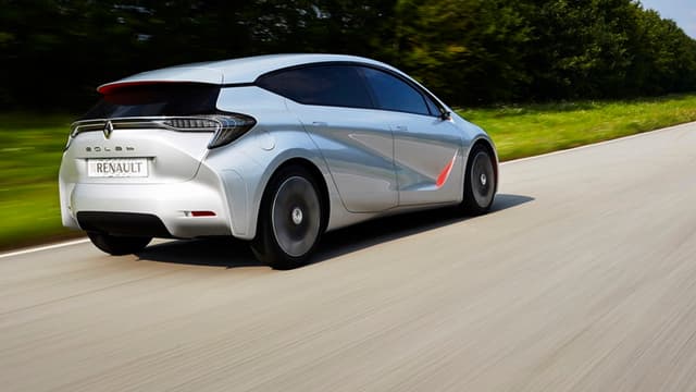 L'Eolab ne sera jamais commercialisée telle quelle, mais Renault l'a présentée à la presse lors du Mondial de l'automobile.