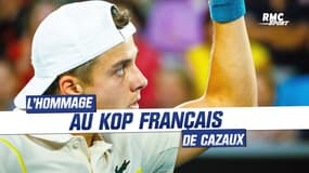 "Ils ont mis une ambiance de dingue", Cazaux rend hommage au kop français... qu'il a invité !