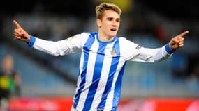 Antoine Griezmann avec la Real Sociedad face à Elche, le 27 janvier 2014 en Liga