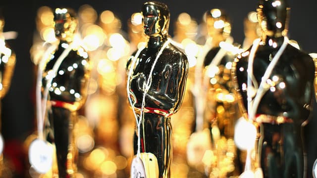 Les statuettes des Oscars, exposées en 2014