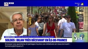 "Les soldes n'ont pas répondu à leurs attentes", regrette le président de la CCI Paris Île-de-France