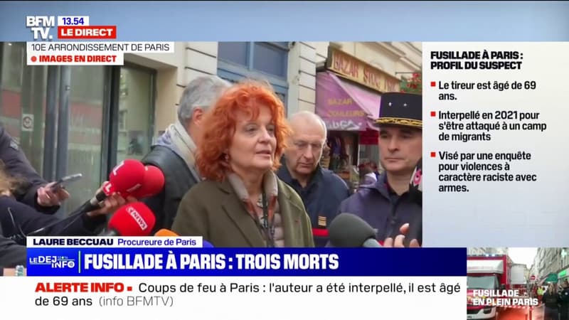 Laure Beccuau, procureure de Paris: "L'intéressé venait récemment d'être remis en liberté"