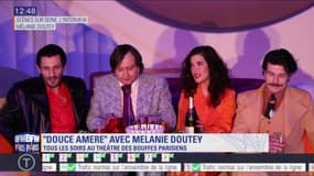 Scènes sur Seine : L'interview de Mélanie Doutey, à l'affiche de "Douce amère" au Théâtre des Bouffes Parisiens